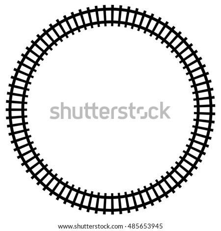 Railway, railroad silhouettes with distortion effect. Train, metro, subway, tram transportation concepts.