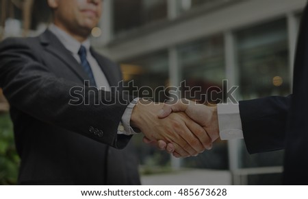Handshake Business Deal Agreement Accepted Concept