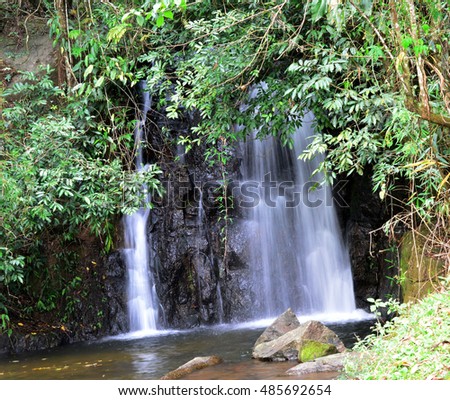 Small waterfall in Monteiro Lobato
