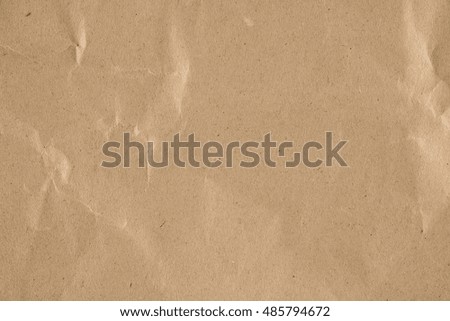 Wrinkled brown paper background