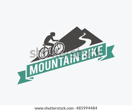 Mountain bike icon.
