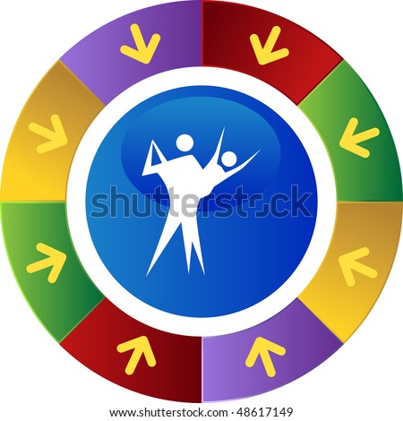 Couple Dancing web button isolated on a background.