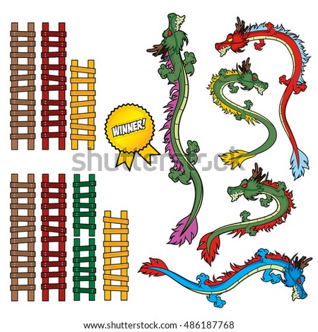 Chinese Dragon and Ladder Set