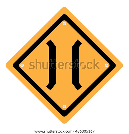Isolated transit signal on a white background, Vector illustration