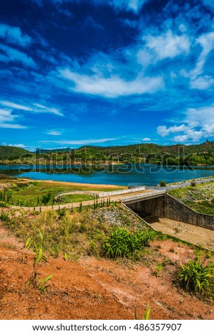 Landscape View of Doi Ngu Reservoir, Thailand