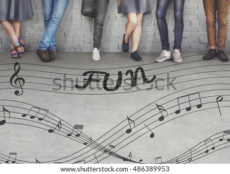 Music Notes Entertainment Melody Listening Concept