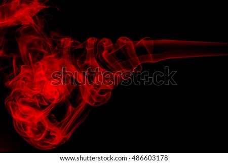 red smoke abstract background.