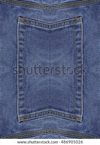 Jeans design.Grunge jeans pattern with seams.
