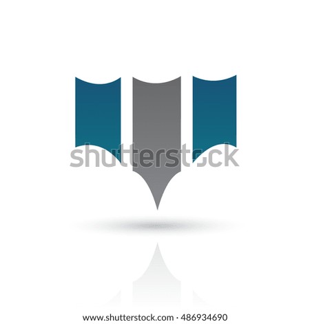 Abstract Icon Illustration isolated on a white background