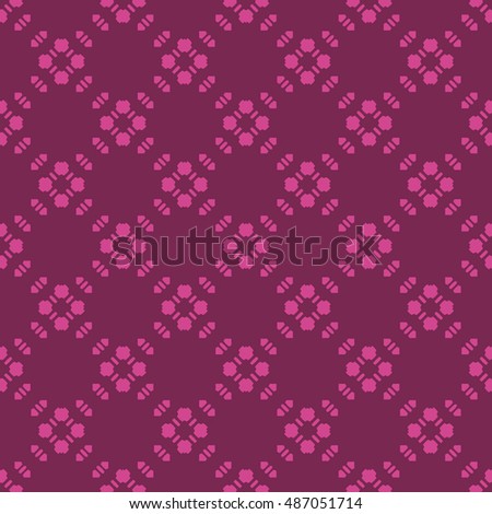 Magenta abstract background, striped textured geometric seamless pattern