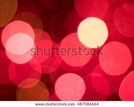 Abstract picture of colorful random lights bokeh