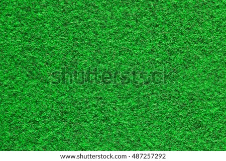 Surface green carpet