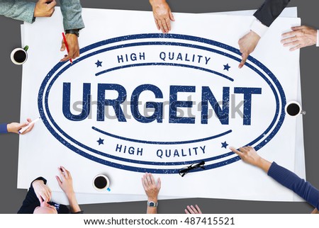 Urgent Important Priority Stamp Word Concept