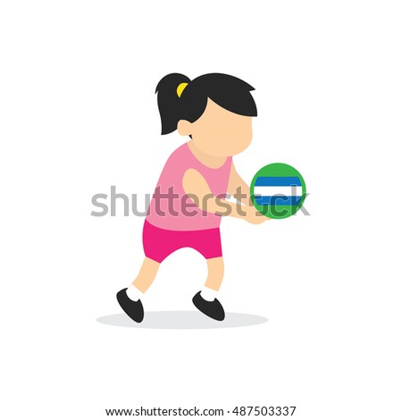 Kid sport illustration