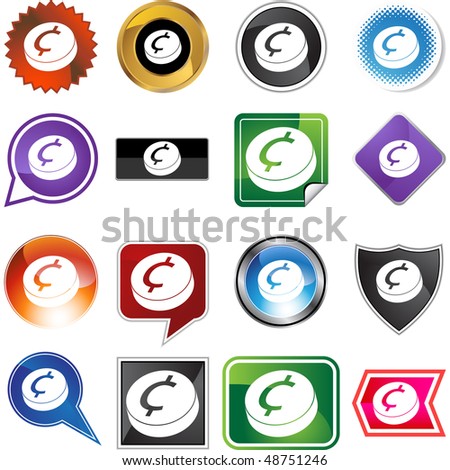 Change button isolated on a background.