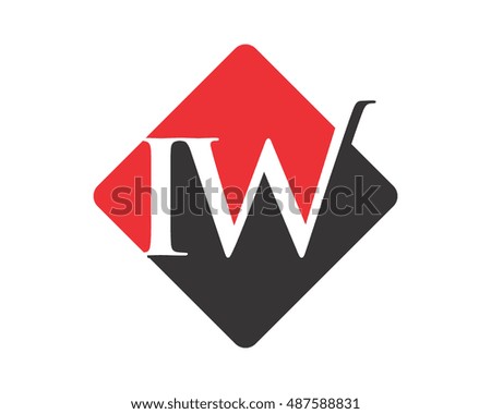 rhombus initial letter typography typeset logotype alphabet font image vector icon logo symbol