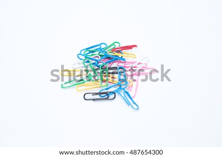 colourful paperclip