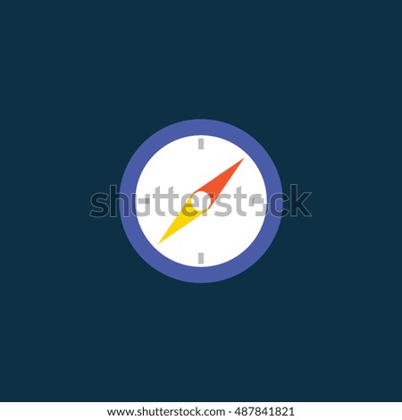 Vector compass icon