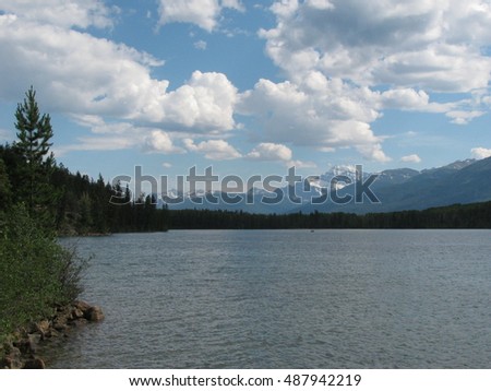 Stormy Mountain Lake