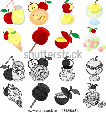 The juice and pie and jam and compote and ice cream and candy of apple