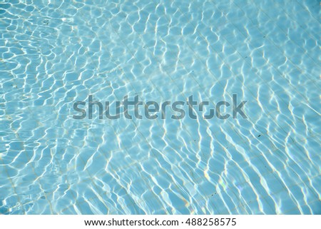 Water pattern background, detail in swimming pool.