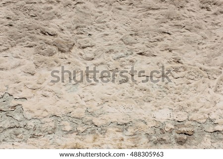 background old stone wall plastered