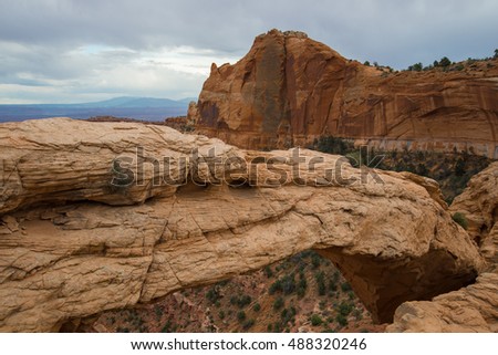 Mesa Arch, Canyonlands, Utah Royalty-Free Stock Photo #488320246