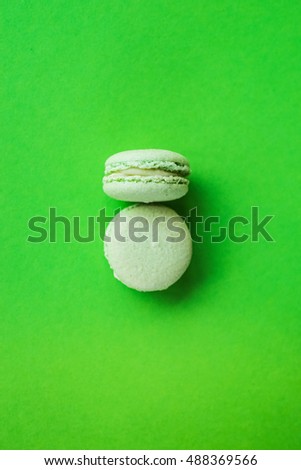 Different types of macaroons, french macaroons or macaron,Colorful macaroons
