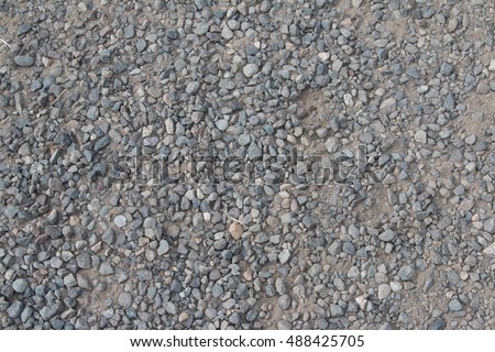 Gravel road background texture