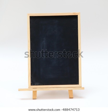 Black wood frame,boarding school,blackboard.