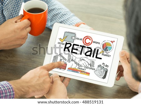 BUSINESS SHOPPING CUSTOMER AND RETAIL CONCEPT