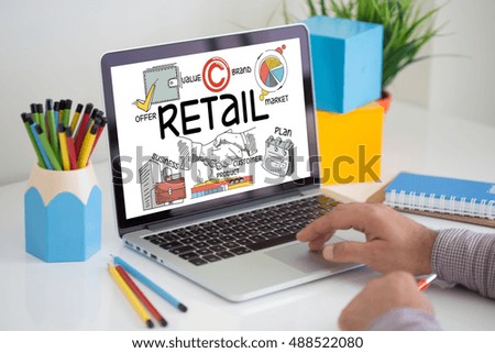 BUSINESS SHOPPING CUSTOMER AND RETAIL CONCEPT