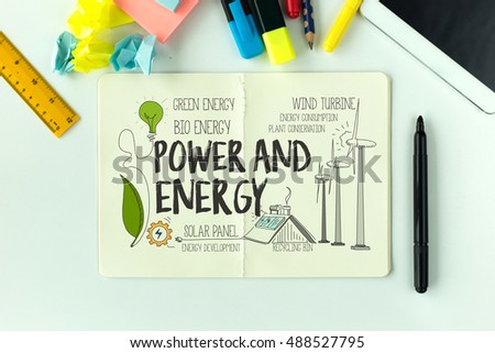 NATURE SUSTAINABLE ENERGY AND POWER CONCEPT