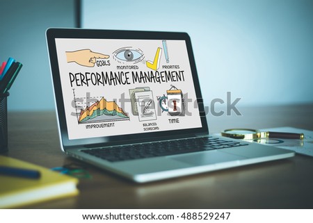 BUSINESS JOB SUCCESS AND PERFORMANCE MANAGEMENT CONCEPT