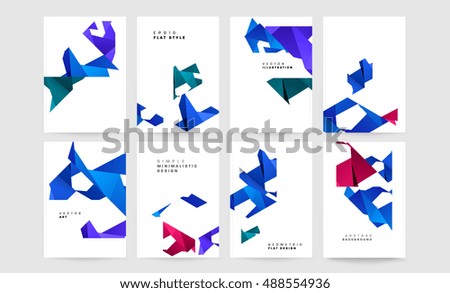 Abstract geometrical background with triangles. Business Annual Reports, Brochures, Flyers, Posters, Presentations Backgrounds Collection, EPS10