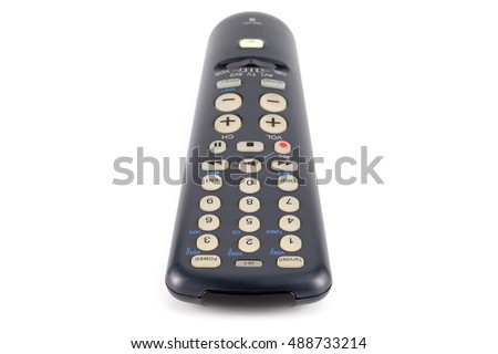 remote control isolate on white background.