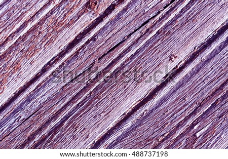 Weathered purple painted wooden surface. Abstract background and texture for design.