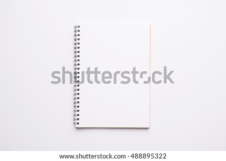 Open Blank Page notebook 