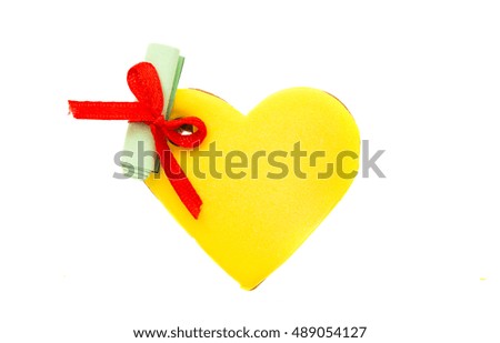 Christmas cookies heart on a white background