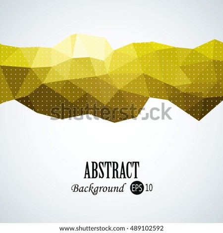 Awesome shape geometric background with 3d effect