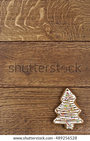 Wooden background for Christmas greetings
