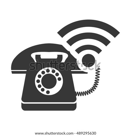 retro telephone icon