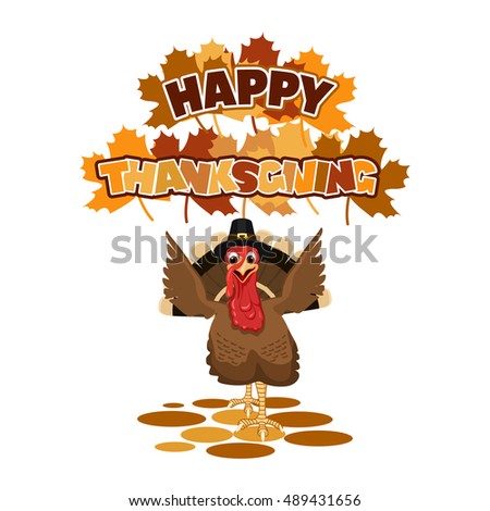 Happy Thanksgiving vector illustration