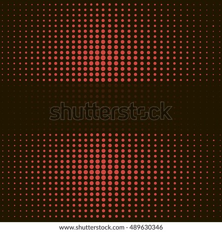 Halftone vintage vector dots abstract background