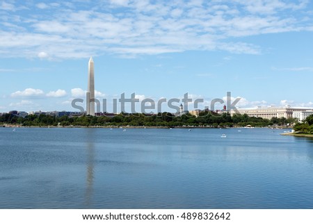 Washington Monument as seen across the Tidal Basin