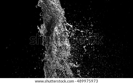 Abstract water background B&W tone