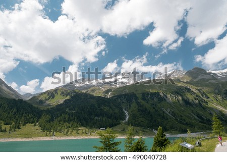 Reflections on Lake Neves - South Tyrol