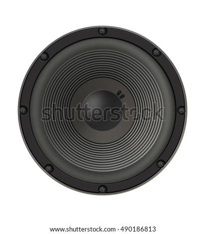 Speaker isolated on white background.
with clipping path
