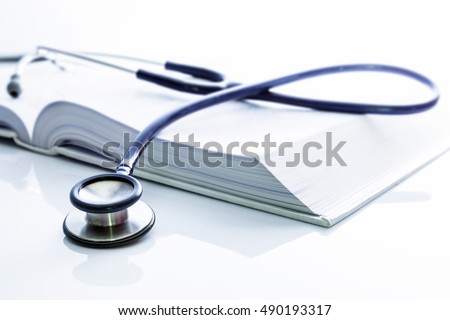 Medical book  Royalty-Free Stock Photo #490193317