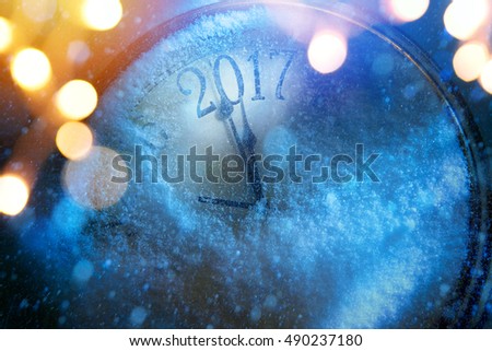 art 2017 happy new years eve background Royalty-Free Stock Photo #490237180